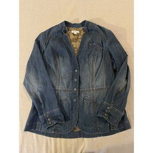 Coldwater Creek, Denim Jean Button-up, Women's Blue Jacket, Size 18W